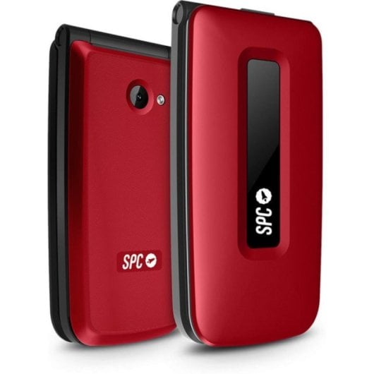 Teléfono SPC Titan 2 4G Rojo, teclas XL, timbre 105 dB, IP44