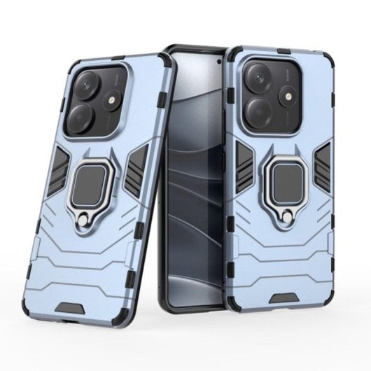 Funda para móvel Max Power Digital Magnética Anel TPU Policarbonato Azul Rotativa para Xiaomi Redmi Note 14 5G