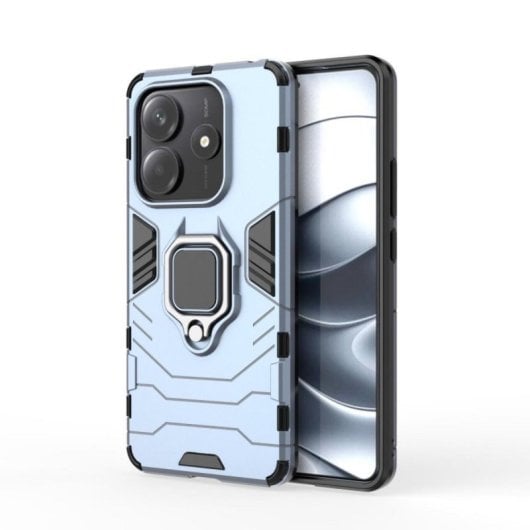 Funda para móvel Max Power Digital Magnética Anel TPU Policarbonato Azul Rotativa para Xiaomi Redmi Note 14 5G