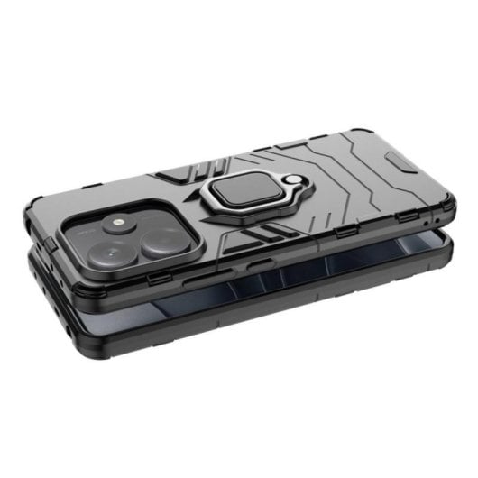 Funda para móvel Max Power Digital Magnética Anel TPU Policarbonato Azul Rotativa para Xiaomi Redmi Note 14 5G