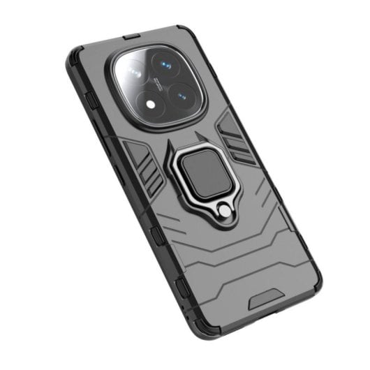 Funda para móvil Max Power Digital Magnética Antigolpes Silicona TPU Azul con Anillo para Xiaomi Redmi Note 14 Pro Plus