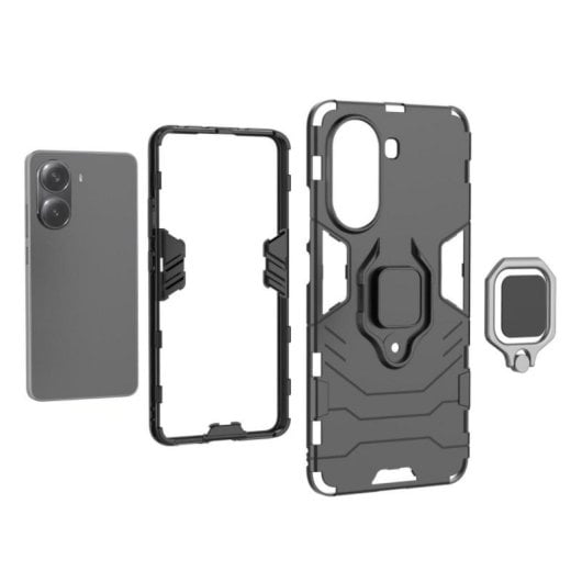 Funda para móvel Max Power Digital Anel Magnético TPU Policarbonato Azul suporte para Xiaomi Poco X7 Pro
