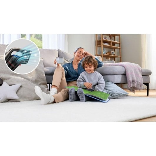 Aspirador Sem Fio Bosch Unlimited 9 BCS931GAC 18V Filtro HEPA Autonomia 60 min
