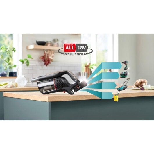 Aspirador Sem Fio Bosch Unlimited 9 BCS931GAC 18V Filtro HEPA Autonomia 60 min