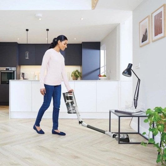 Aspirador sem Fio Shark IZ380EUT Metálico 50min Flexology PowerFins Acessórios Animais