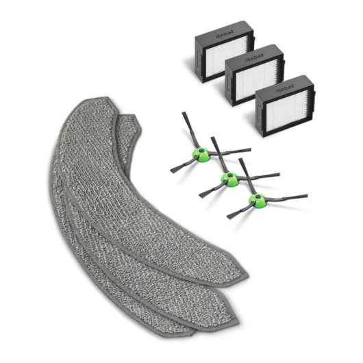 Kit de maintenance iRobot 4812262 Roomba Combo Filtres Haute Efficacité Microfibres