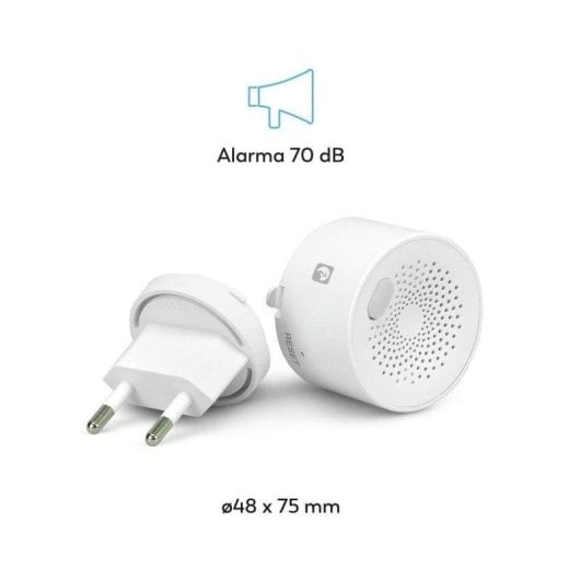 Rauch- und Gasmelder GARZA 401347C WLAN App Frühwarnung optisch akustisch Testtaste LED