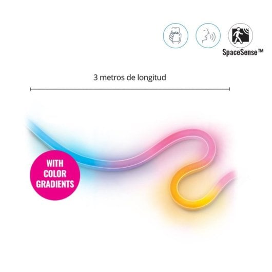 Striscia LED WiZ 3 m flessibile Wi-Fi RGB controllo app