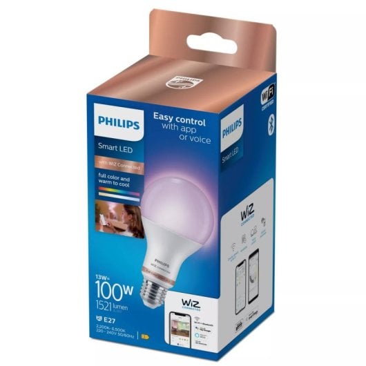 Lâmpada Inteligente Philips PHI WFB 100W A67 E27 922-65 RGB Regulável LED WiZ