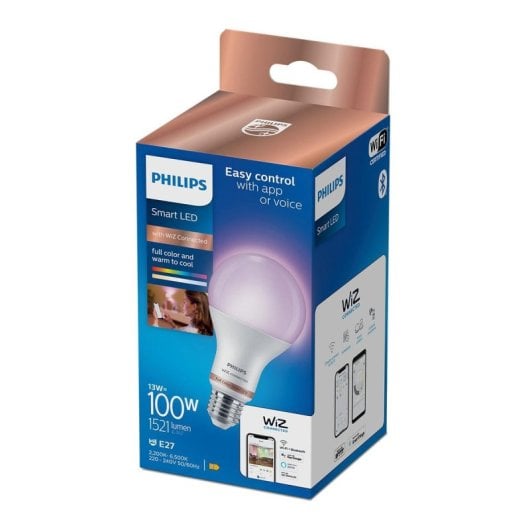 Lâmpada Inteligente Philips PHI WFB 100W A67 E27 922-65 RGB Regulável LED WiZ