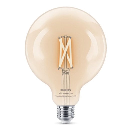 Lâmpada Inteligente Philips Globo G125 E27 LED 7W regulável transparente