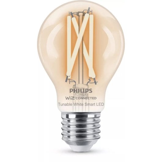 Glühbirne Philips WFB 60W A60 E27 927-65 CL Transparenter LED Filament Smart