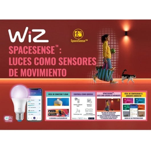 Smart Bulb Philips PHI WFB 50W GU10 Glas 345lm Wi-Fi Bluetooth dimmbar