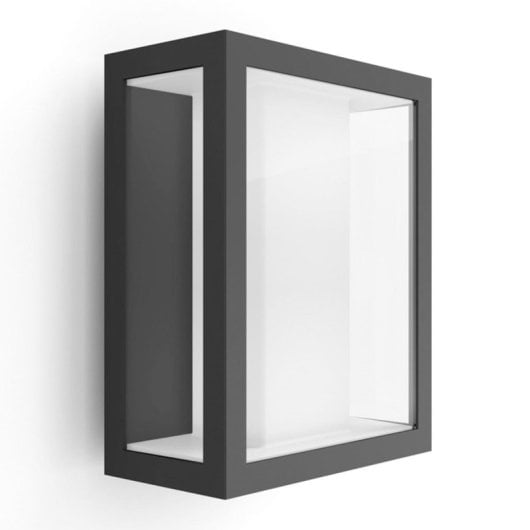 Aplique mural inteligente Philips Hue Impress exterior 1200 lm IP44 ZigBee Negro