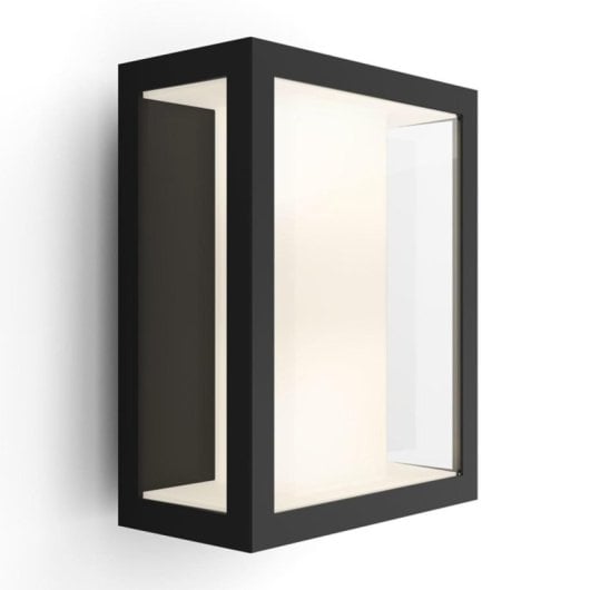 Aplique mural inteligente Philips Hue Impress exterior 1200 lm IP44 ZigBee Negro