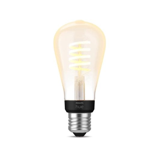 Lâmpada Inteligente Philips Hue ST64 E27 LED Filamento Espiral 7W 550lm Bluetooth Zigbee