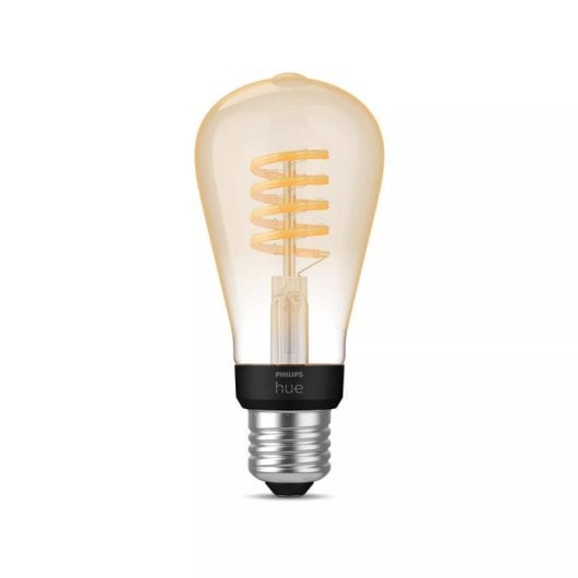 Lâmpada Inteligente Philips Hue ST64 E27 LED Filamento Espiral 7W 550lm Bluetooth Zigbee