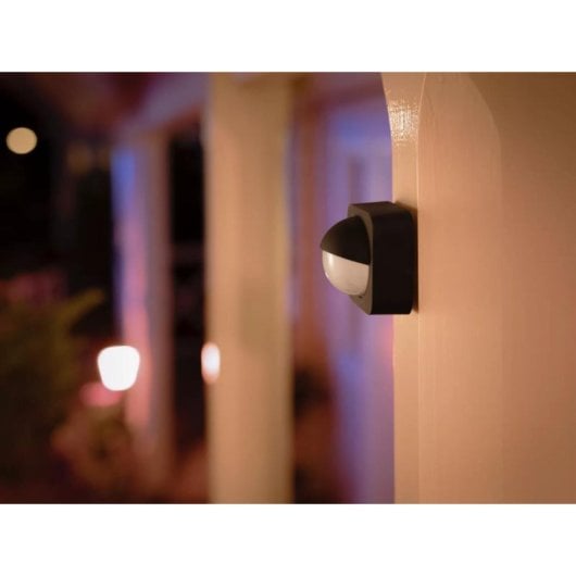 Sensor de movimiento Philips Hue Outdoor inalámbrico IP54 para exterior negro
