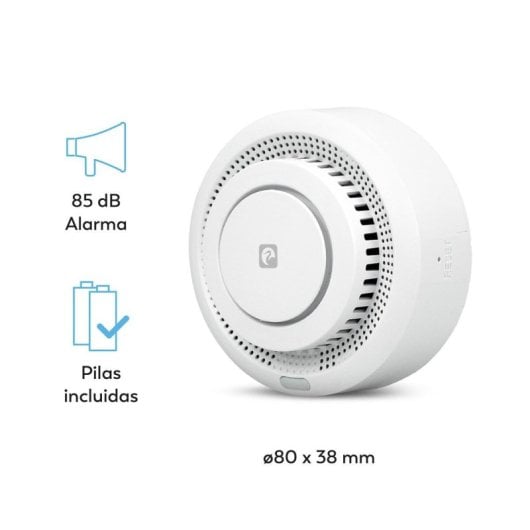 Détecteur de fumée intelligent Garza WiFi Bluetooth 20 m² plastique