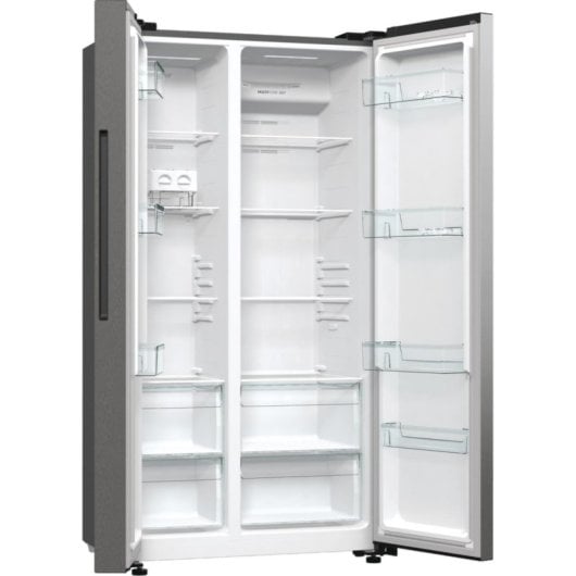 Frigorifero Americano Gorenje NRR9185EAXL No Frost 179cm 550L E Argento Dispenser Ghiaccio