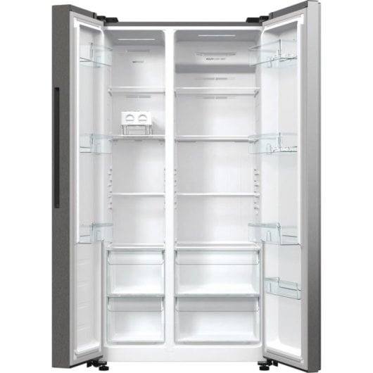 Frigorifero Americano Gorenje NRR9185EAXL No Frost 179cm 550L E Argento Dispenser Ghiaccio