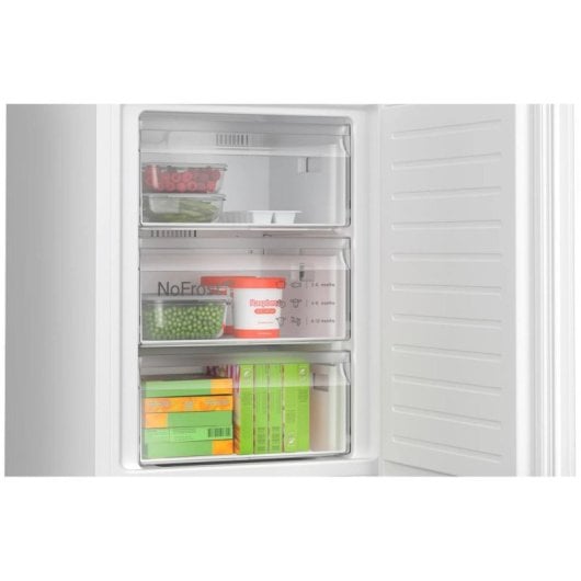Réfrigérateur combiné Bosch KGN362WDF No Frost 186 cm 321 L D Blanc Zone Fraîche