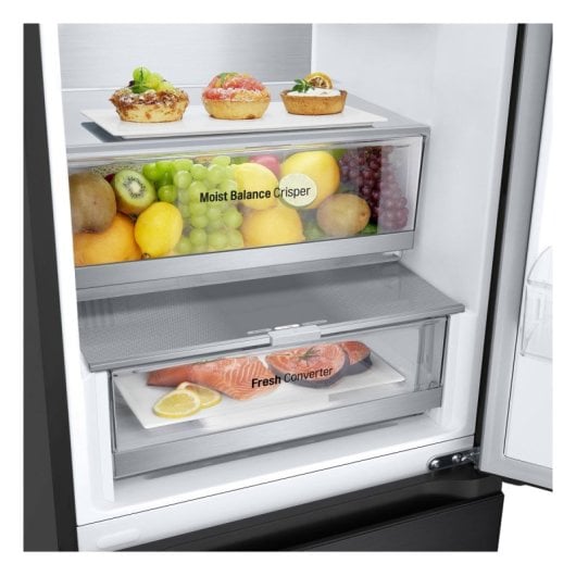 Réfrigérateur combiné LG GBV5240DEP Total No Frost 203 cm 387 L D Noir