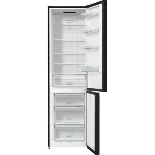 Réfrigérateur combiné Gorenje NRK6202EBXL4 No Frost 200 cm 331 L E Noir