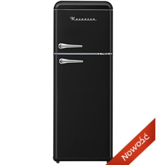 Frigorifero Doppia Porta Roline Ravanson LKK-210RB Defrost 147cm 208L E Nero