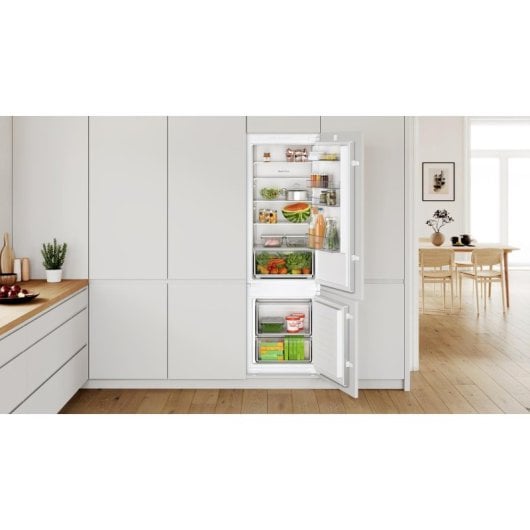 Réfrigérateur Combiné Bosch KIV87NSE0 Low Frost 177 cm 270 L E Blanc