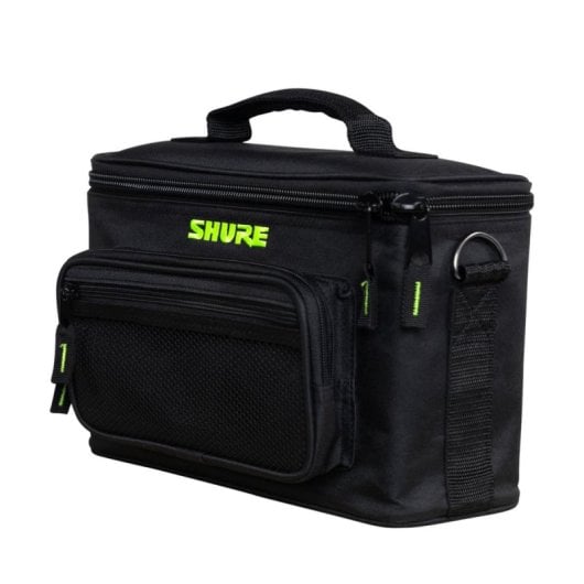 Borsa bandoliera Shure SH-MICBAG04 per microfono compatibile, nylon, nero