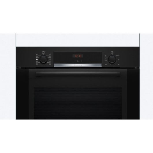 Horno elétrico Bosch Serie 4 HQA334EB3 71L Preto conveção forçada autolimpeza