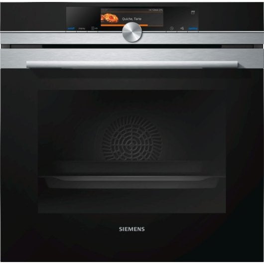 Horno électrique Siemens HS658GXS1 71 L Inox Noir avec contrôle TFT