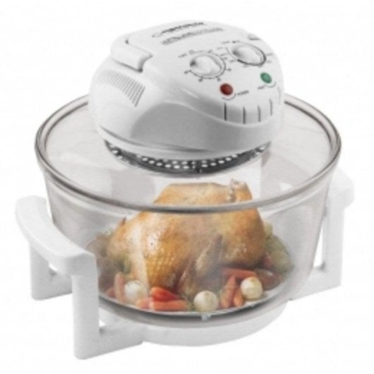 Friggitrice ad Aria Esperanza EKO003 12L 1400W con Timer Meccanico Bianco