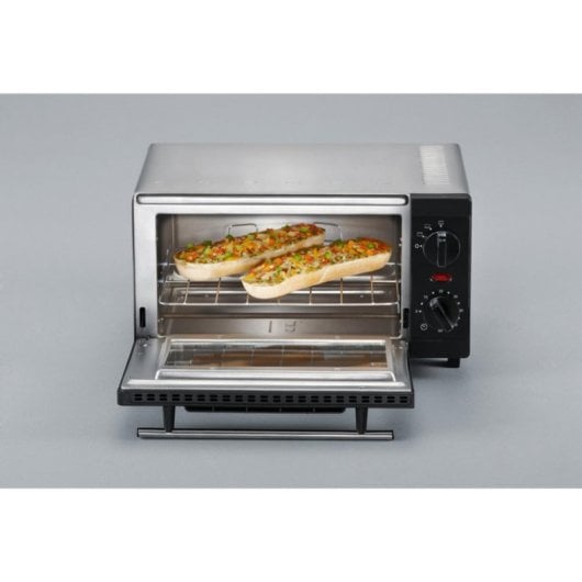 Horno eléctrico Severin TO 2052 9 L Negro compacto con temporizador y grill