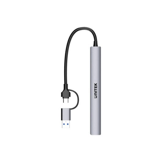 Hub UNITEK 7 porte 5000 Mbit/s modello H1209AGY01 corpo alluminio