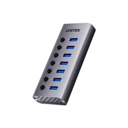 Hub UNITEK 7 porte USB 3.2 Gen 1 5000 Mbit/s H1314A01-EU alimentazione DC