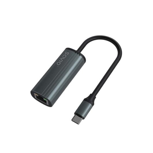Adaptador Savio AK-56 USB-C 3.1 Gen 1 para RJ-45 Ethernet Gigabit