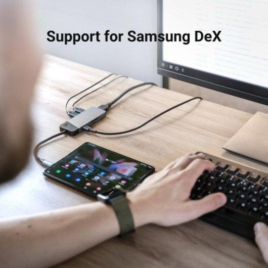 Hub Green Cell 7 Ports 5000 Mbit/s HUBGC01 Power Delivery 85W SD-Leser 4K HDMI