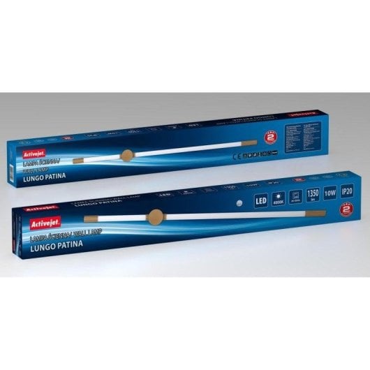 Luminaire mural Activejet AJE-LUNGO Patina LED 288x 4000K or intérieur IP20