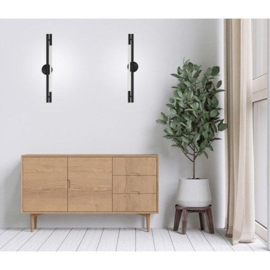 Wandleuchte Activejet AJE-CHARLIE NW LED 1100 lm 4000 K Schwarz IP20