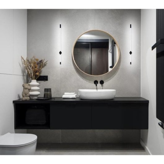 Applique Activejet AJE-LUNGO Black 288 LED 4000K Noir IP20 10W