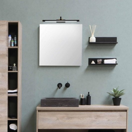 Plafonnier Activejet AJE-FADO LED 60 lampes 12W IP44 noir or blanc