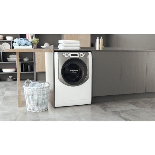 Lave-linge Hotpoint AQ104D497SD EU/B Hublot 10 kg 1400 rpm Classe B Blanc LCD Inverter