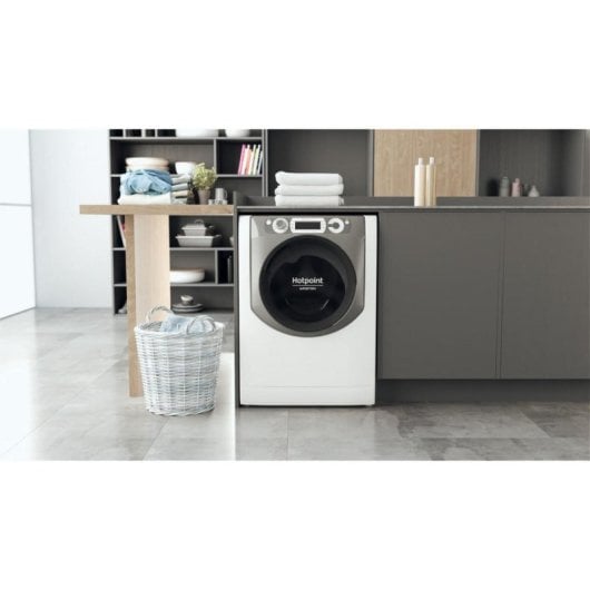 Lave-linge Hotpoint AQ104D497SD EU/B Hublot 10 kg 1400 rpm Classe B Blanc LCD Inverter