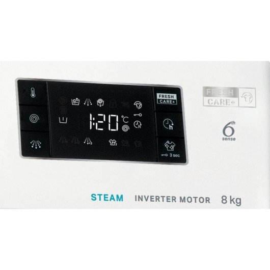 Lave-linge Whirlpool FFB 8258 WV EE Hublot 8 kg 1200 rpm Classe B Blanc Inverter