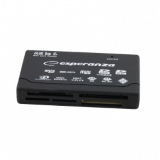Lector de tarjetas Esperanza EA119 USB 2.0 Negro Multiformato Plug and Play