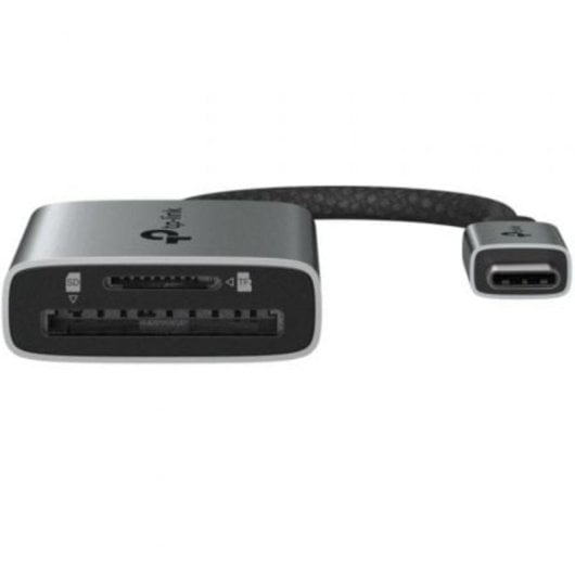 Lector de tarjetas TP-Link UA430C USB-C SD microSD 200MB/s aluminio