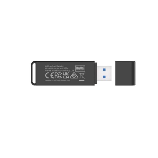 Lettore di schede UNITEK Y-9327A USB 3.2 Gen 1 Nero 2 Slot