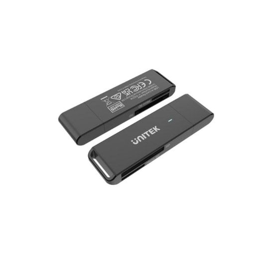 Lettore di schede UNITEK Y-9327A USB 3.2 Gen 1 Nero 2 Slot